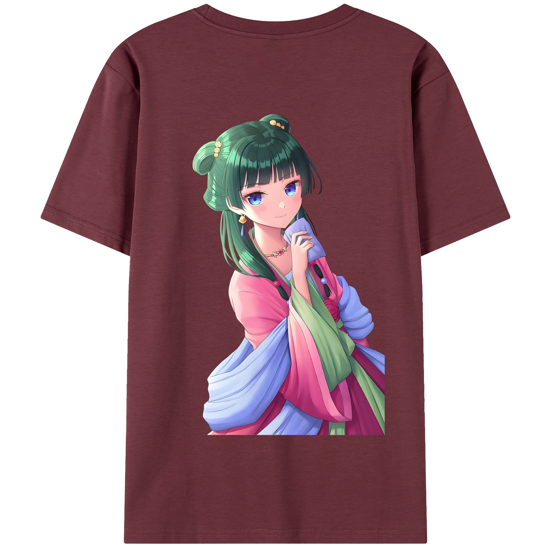 （画像用） 薬屋のひとりごと The Apothecary Diaries 綿100％半袖Tシャツ（背面プリント）